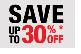Save up to 30 percent off