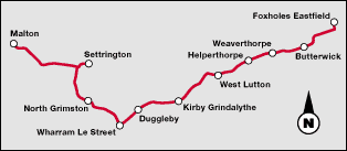 Map of Great Britain with the current region,