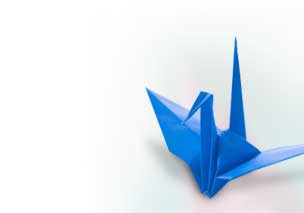 Origami bird