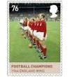 76p Football Champions 1966 England win<