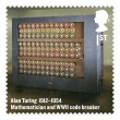 Britons of Distinction First class Stamp featuring Alan Turing
