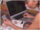 Woman at laptop