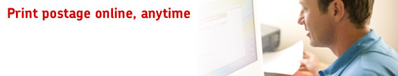 Print postage online,anytime