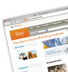 An image of Etsy.com’s homepage
