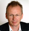 Close-up shot of David Thorp