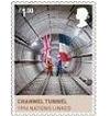 £1.00 Channel Tunnel- 1996 Nations Linked<