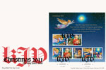 Christmas 2011 mini sheet first day cover