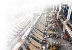 Stock inside warehouse