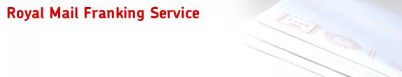 Royal Mail Franking Service.