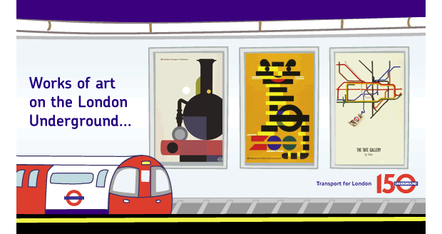 Works of art on the London Underground...
