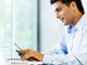 Man using laptop