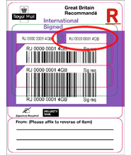 Royal mail track en trace