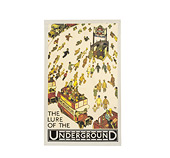 One London Underground Tea Towel. 