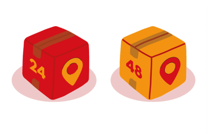 two cube illustration