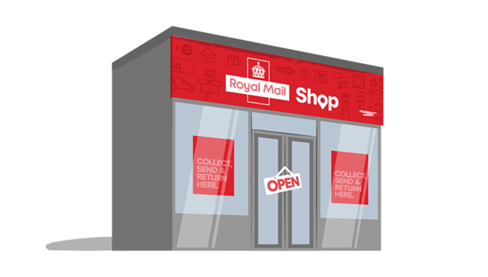 SNY Royal Mail Shop illustration