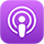 Apple Podcasts logo