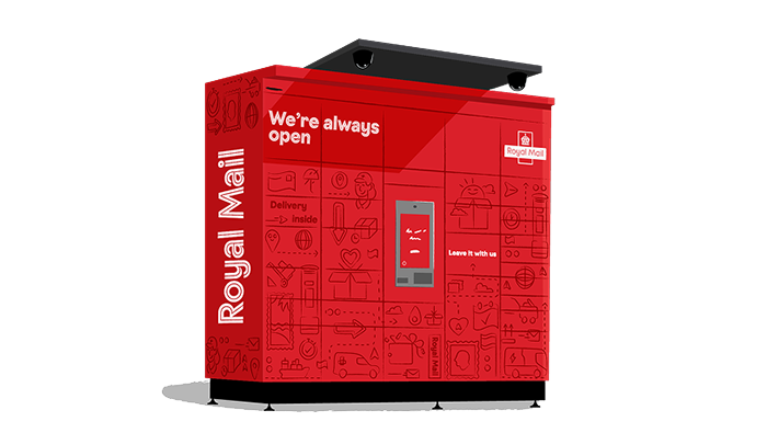 Royal Mail lockers illustration