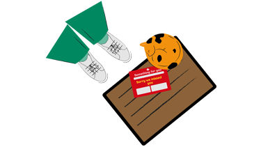 Sorry we missed you illustration