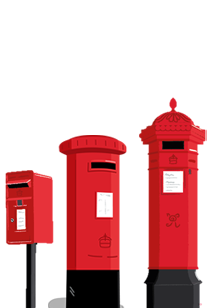 Postbox small apertures royal mail