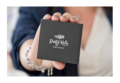 dainty-rocks-body-copy-image-5-460x320 A Dainty Rocks presentation box being held up to the camera