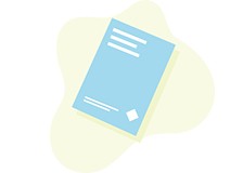 Illustration of a leaflet