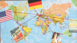 Image of a world map