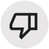 Thumbs down icon